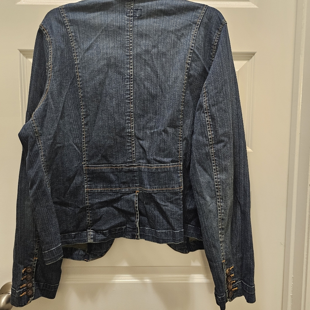 Stretch Jean Jacket - Picture 2 of 3